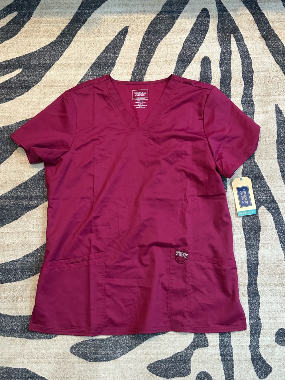 Cherokee V-neck Scrub Top